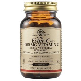 Solgar Ester C 1000mg Συμπλήρωμα Διατροφής Βιταμίνη C για Ενίσχυση του Ανοσοποιητικού, 60tabs