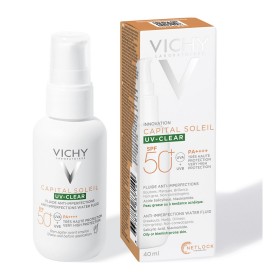 Vichy Capital Soleil UV-Clear Λεπτόρρευστο Αντηλιακό Προσώπου κατά των Ατελειών SPF50, 40ml