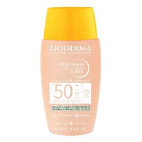 Bioderma Photoderm Nude Touch Cream Αντηλιακό Προσώπου για Μικτή/Λιπαρή Επιδερμίδα SPF 50+ Very Light, 40ml