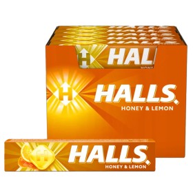 HALLS ΚΑΡΑΜΕΛΕΣ (32grx20τεμ.) - (HONEY & LEMON)