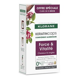 Klorane Keratin Caps Συμπλήρωμα Διατροφ΄ής για Μαλλία, 90κάψουλες