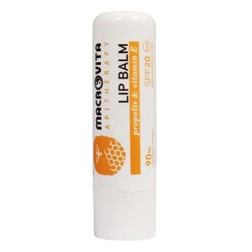 Macrovita Apitherapy Lip Balm Βάλσαμο Χειλιών με Πρόπολη & Βιταμίνη Ε SPF20, 4.8g