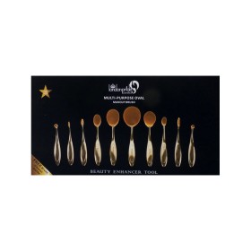London Pride Multipurpose Oval makeup brush Σετ 10 πινέλων Mermaid