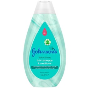 Johnsons Soft & Shiny 2 in 1 Shampoo & Conditioner Παιδικό 2 σε 1 Σαμπουάν & Conditioner, 500ml