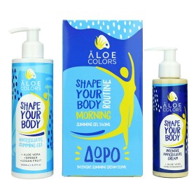 Aloe Colors Shape Your Body Morning Routine Πρωινή Ρουτίνα για Αντιμετώπιση της Κυτταρίτιδας & του Τοπικού Πάχους Anticellulite Slimming Gel 240ml & Δώρο Intensive Anticellulite Slimming Cream, 120ml