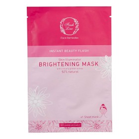 Fresh Line Instant Beauty Flash Brightening Mask Υφασμάτινη Μάσκα Φωτεινότητας Προσώπου, 1τμχ