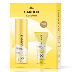 Garden Box Safe Spritz Αντηλιακό Γαλάκτωμα Spray με Εκχύλισμα Ροδιού Πρόσωπο & Σώμα SPF50 200ml + Αντηλιακή Κρέμα Προσώπου με Υαλουρονικό Οξύ SPF50+ 50ml, 1σετ