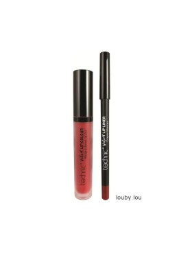 Technic Velvet Lip Kits Louby Lou Σετ Lip Gloss & Μολύβι, 2 τμχ