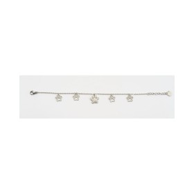 Borghetti Pharma Stainless Steel Βραχιόλι με Πατουσάκια σε Ασημί Χρώμα 0927, 1τμχ