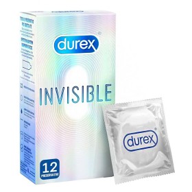 Durex Προφυλακτικά Εξαιρετικά Λεπτά Invisible, 12 τεμάχια