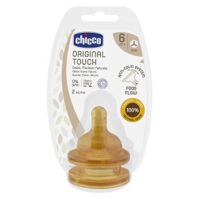 Chicco Original Touch Θηλές από Καουτσούκ Ροής Φαγητού 20854-20, 2τμχ