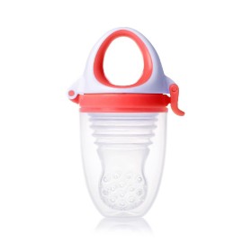 Kidsme Food Feeder Plus Πιπίλα φαγητού σιλικόνης Κόκκινο XL 9m+ KID-0006, 1τμχ