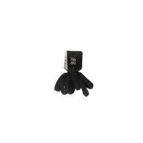 Ro accessories Λάστιχο μαλλιών 3 cm σετ 6 τμχ Μαύρα Στρας