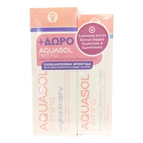 Galenica Promo Aquasol Femina Vaginal Atrophy Κρέμα για την Κολπική Ατροφία, 30ml & Δώρο Aquasol Femina Intimate Cleansing Foam Αφρός Καθαρισμού, 40ml, 1σετ
