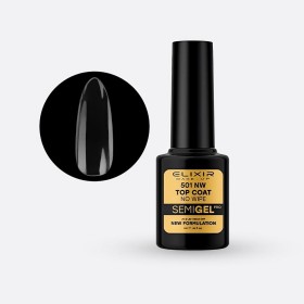 Elixir Make-up Semi Gel Ημιμόνιμο Επαγγελματικό Βερνίκι Νυχιών Νο501 Top Coat No Wipe, 5ml