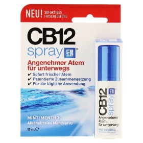 CB12 Spray Ευχάριστη Αναπνοή χωρίς οινόπνευμα με γέυση Μέντα 15ml