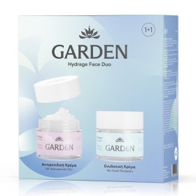 Garden Hydrage Face Duo No2 Αντιρυτιδική Κρέμα με Υαλουρονικό Οξύ 50ml + Ενυδατική Κρέμα με Λευκό Νούφαρο 50ml