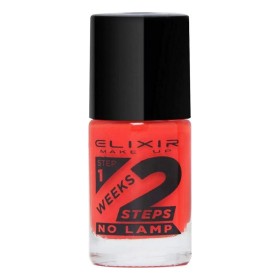 Elixir Make-Up 2 Weeks Nail Polish Βερνίκι Νυχίων Gel Effect 2 Εβδομάδων Χωρίς Λάμπα 728 Trafic Orange, 1τμχ