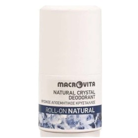 Macrovita Natural Crystal Deodorant Roll-On Natural Φυσικός Αποσμητικός Κρύσταλλος, 50ml
