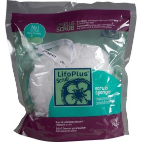 LifoPlus Scrub Sponge Σφουγγάρι Απολέπισης Γαλάζιο, 1τμχ