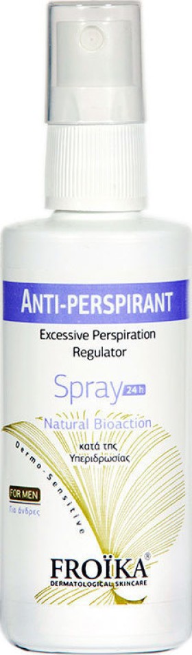 Froika Antiperspirant Spray For Men Αντρικό Αποσμητικό - Αντιιδρωτικό, 60ml
