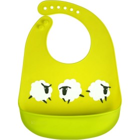 Kidsme Σαλιάρα Σιλικόνης - Lime - KID-0058, 1τμχ
