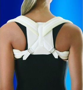 Anatomic Help 0325 Ιμάντας Κυφώσεως Χιαστί Χρώμα Ασπρο, 1τμχ