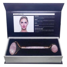 Ag Pharm Facial Roller Jade Rose Quartz Ρολό Ροζ Χαλαζία για Μασάζ Προσώπου, 1τμχ