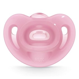 Nuk Sensitive Πιπίλα 100% Μαλακής Σιλικόνης 0-6m Μωβ, 1τμχ