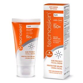 Tecnoskin Sun Protect Αντηλιακή Κρέμα Προσώπου SPF50+ με Χρώμα, 50ml
