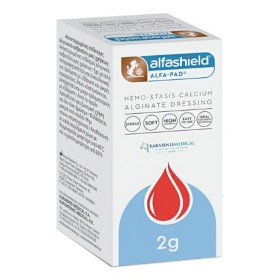 Alfashield Hemo-Stasis Calcium Alginate Dressing Αιμοστατικό Βαμβάκι, 2g