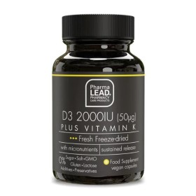 Pharmalead D3 2000IU Plus Vitamin K για τη Διατήρηση της Φυσιολογικής Κατάστασης των Οστών, 60 κάψουλες