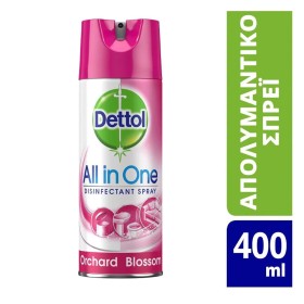 Dettol Spray Orchard Blossom Απολυμαντικό Αντιβακτηριδιακό Σπρέι, 400ml