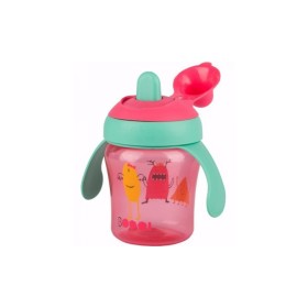Suavinex Booo  Learning Cup 6+m, Σε Ροζ χρώμα