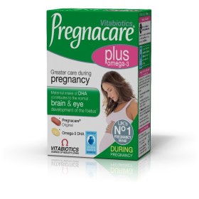 Vitabiotics Pregnacare® Plus Συμπλήρωμα Διατροφής για την Περίοδο της Εγκυμοσύνης, 28tabs & 28caps 