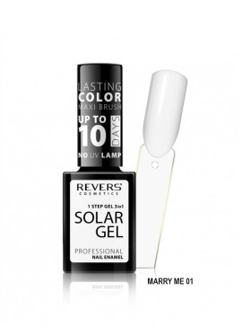 Revers Nail Polish Solar Gel  Marry me Ημιμονιμο Βερνικι Ν01, 10ml