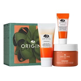 Origins GinZing Wrapped To Glow Gift Travel Set Ορός GinZing, 15ml & GinZing Κρέμα Ματιών, 5ml & Ενυδατική Κρέμα GinZing Gel, 30ml, 1 σετ