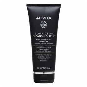 Apivita Cleansing Μαύρο Gel Καθαρισμού Πρόσωπο & Μάτια, 150ml