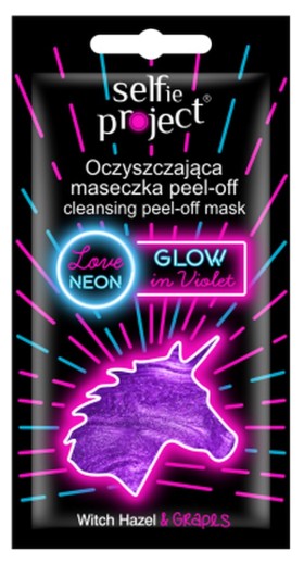 Selfie Project Peel-off Mask #Glow in Violet-unicorn Μάσκα Καθαρισμού, 10ml