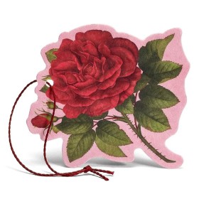 LErbolario Rosa Purpurea Fiore Profumato Multiuso Αρωματική Κάρτα Χώρου για Συρτάρια Γαλλικό Τριαντάφυλλο, 1τμχ