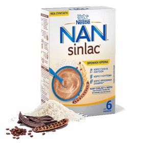 Nestle Nan Sinlac Βρεφική Κρέμα Δημητριακών 6m+, 500gr