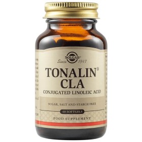 Solgar Tonalin CLA 1300mg για Μείωση Λίπους Έλεγχο Βάρους και Γράμμωση, 60 μαλακές κάψουλες