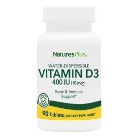 Natures Plus Vitamin D3 400IU για την Υποστήριξη των Οστών, 90tabs