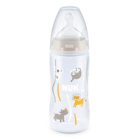 Nuk First Choice Plus Μπιμπερό Σιλικόνης με Δείκτη Ελέγχου Θερμοκρασίας Γκρι Κοάλα 6-18m, 300ml