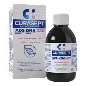 Curasept ADS DNA 220 -0,20% CHX Στοματικό Διάλυμα για την Εντατική Θεραπεία της Φλεγμονής των Ούλων και της Στοματικής Κοιλότητας, 200ml