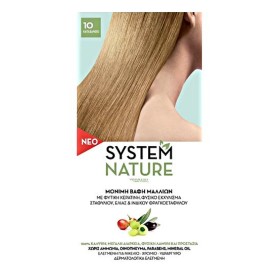 System Nature Βαφή Μαλλιών 10.0 Κατάξανθο, 60ml