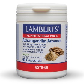 Lamberts Ashwagandha Advance Υψηλής Ισχύος Εκχύλισμα Ασβαγκάντα, 60κάψουλες