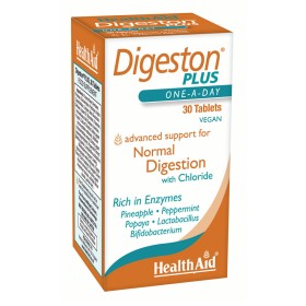 Health Aid Digeston Plus, Συμπλήρωμα Διατροφής για Ομαλή & Υγιή Πέψη, 30 tabs