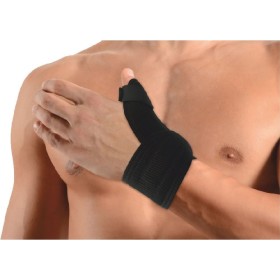 Anatomic Line 5070, Περικάρπιο με Αντίχειρα & Δέσιμο σε Μαύρο Χρώμα, 1τμχ