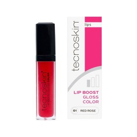 Tecnoskin Lip Boost Gloss Color , Αντιρυτιδικό Lip Gloss - 01 Red Rose 7ml